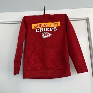 NFL Kansas City Chiefs Red Kids Hoodie youth small sweatshirt used